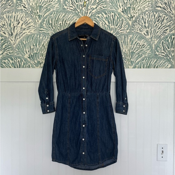 Veronica Beard Dresses & Skirts - Veronica Beard Keston Denim Western Mini Dress in Cornflower, Women’s 4